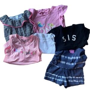 Seven Piece Bundle Of Girls Clothes Size 5